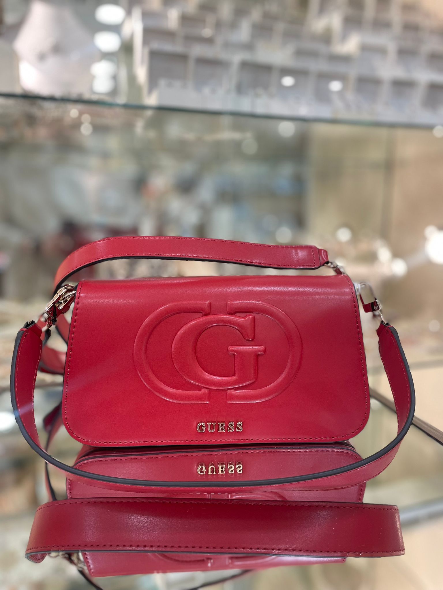 Red mini shoulder bag online