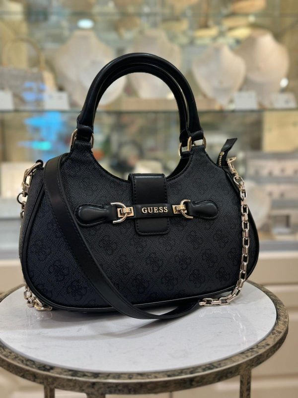 GUESS Nolana Handbag Coal Logo