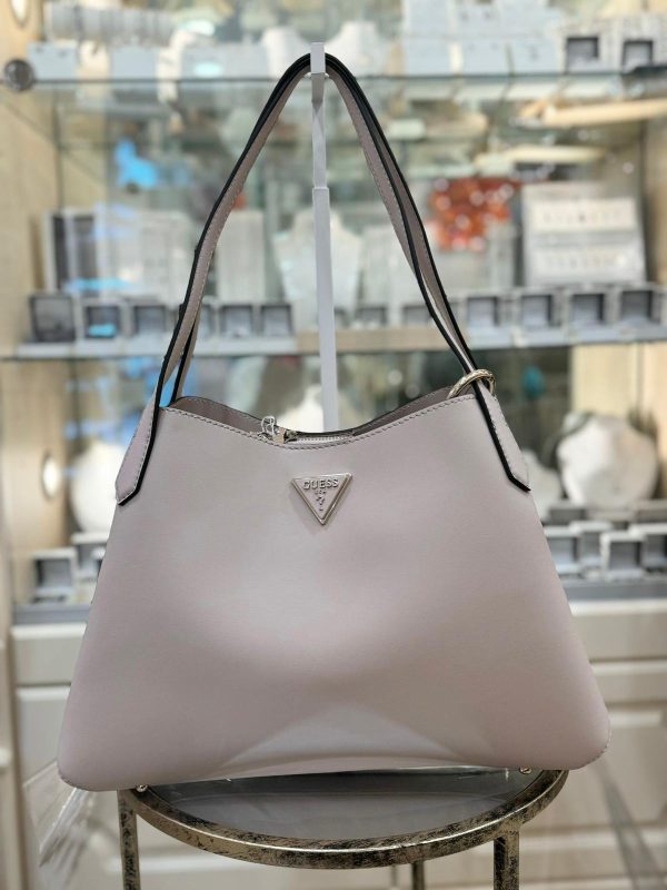 GUESS Sora Carryall Shoulder Bag Stone