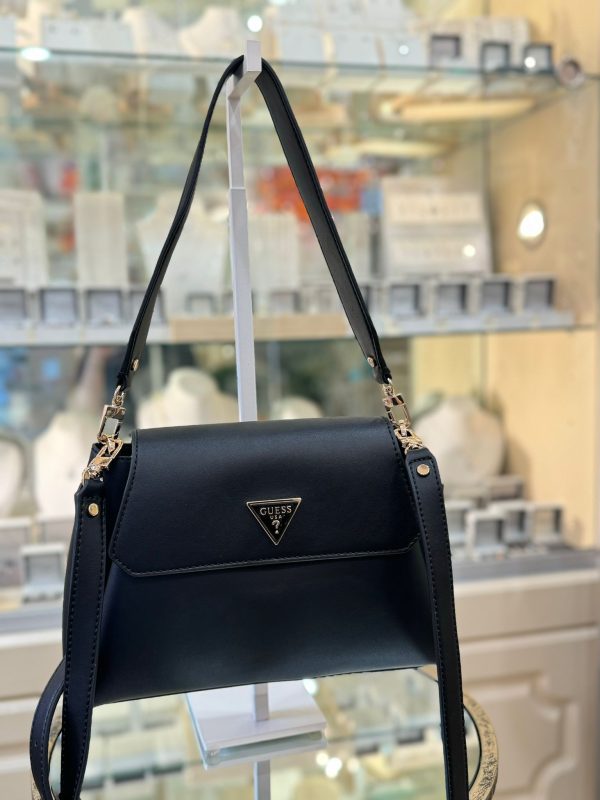 GUESS Sora Girlfriend Shoulder Bag Black