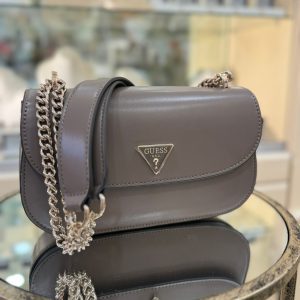 GUESS Daryna Crossbody Dark Taupe