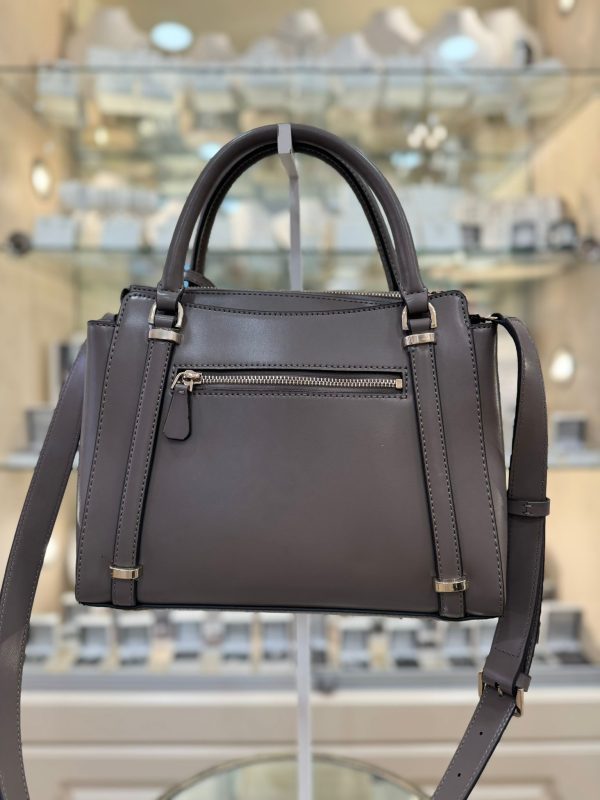 GUESS Daryna Satchel Dark Taupe - Image 3