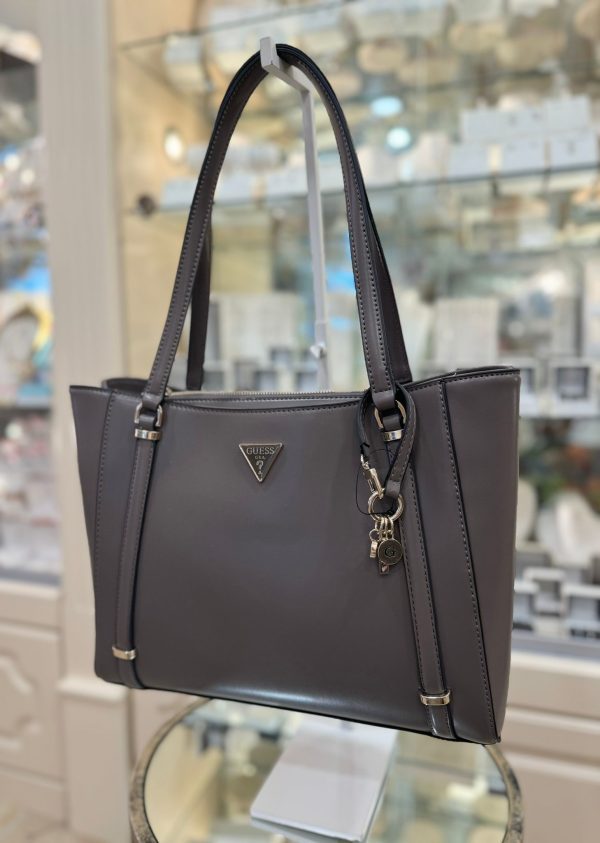 GUESS Daryna Shoulder Bag Dark Taupe