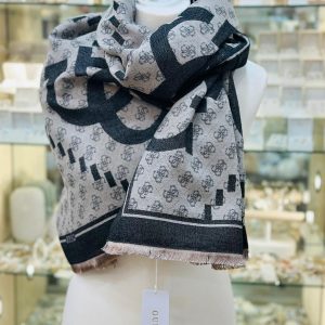 GUESS 4G Logo Scarf Black