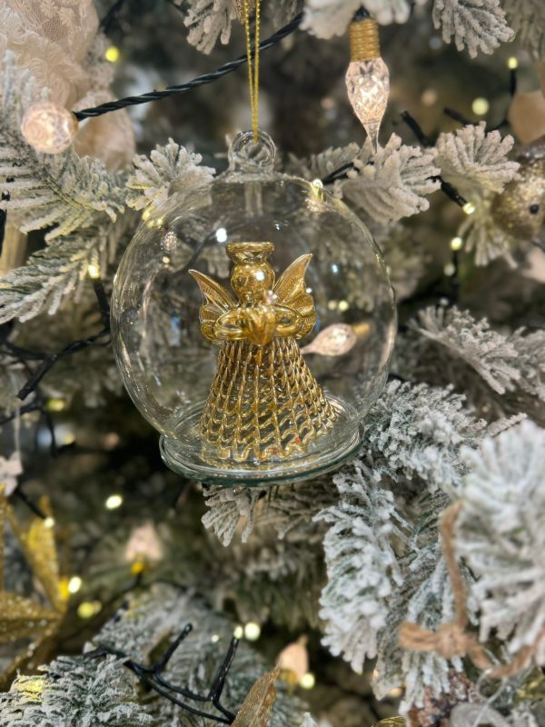 Golden Angel in Bauble
