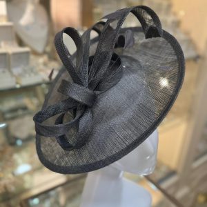 Storm Broad Fascinator with Ribbon Knot