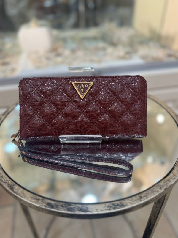 GUESS Guilly SLG Medium Wallet Burgundy