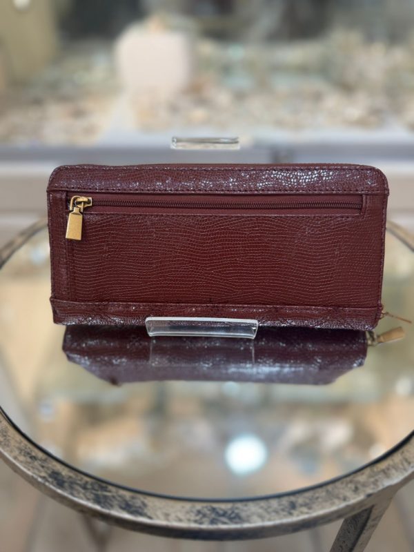 GUESS Guilly SLG Medium Wallet Burgundy - Image 2