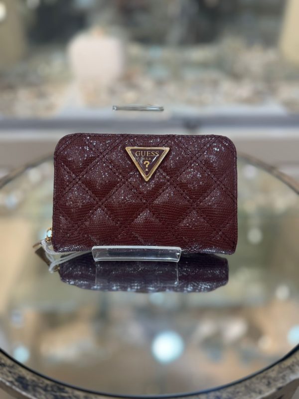 GUESS Guilly SLG Wallet Burgundy