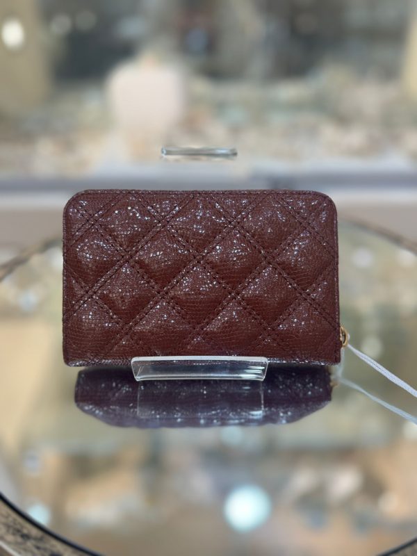 GUESS Guilly SLG Wallet Burgundy - Image 4