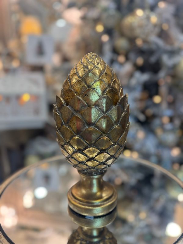GOLD ARTICHOKE LIDDED JAR