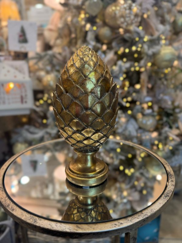 GOLD ARTICHOKE LIDDED JAR - Image 4