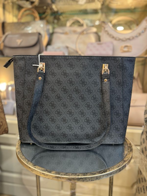 GUESS Orlina Logo Shopper Coal - Image 3