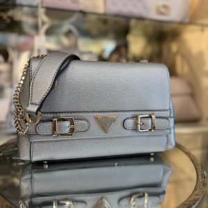 GUESS Eco Ali Crossbody Pewter