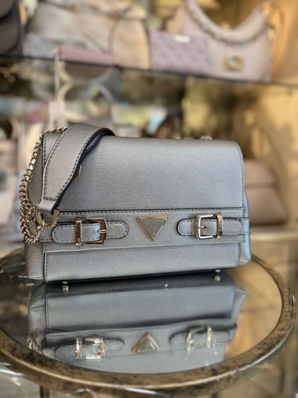 GUESS Eco Ali Crossbody Pewter