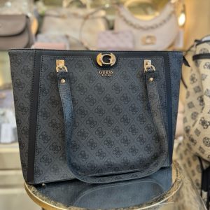 GUESS Orlina Logo Shopper Coal