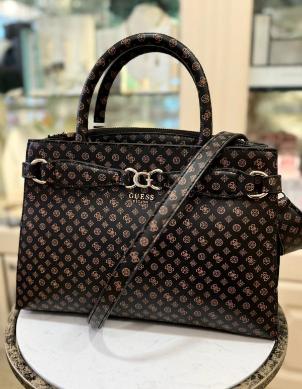 GUESS Mocha Logo Bag