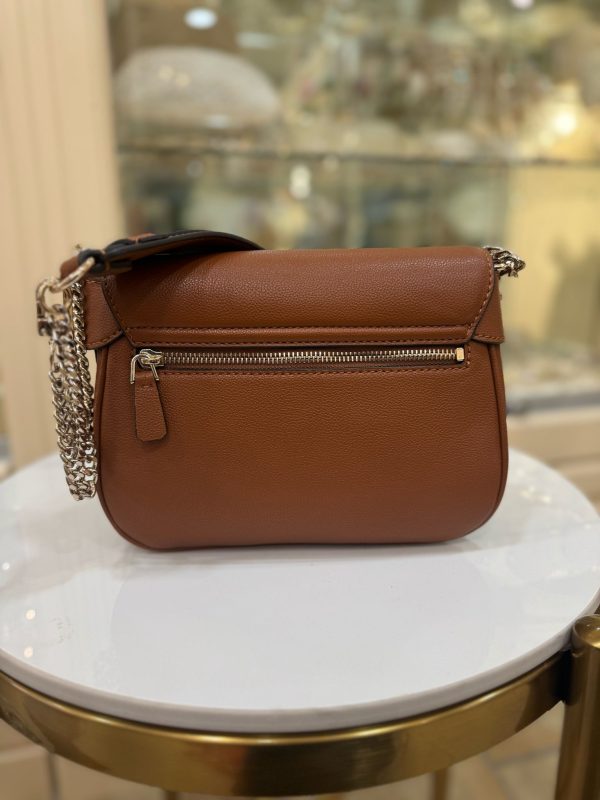 GUESS Fedora Mini Crossbody Cognac - Image 2
