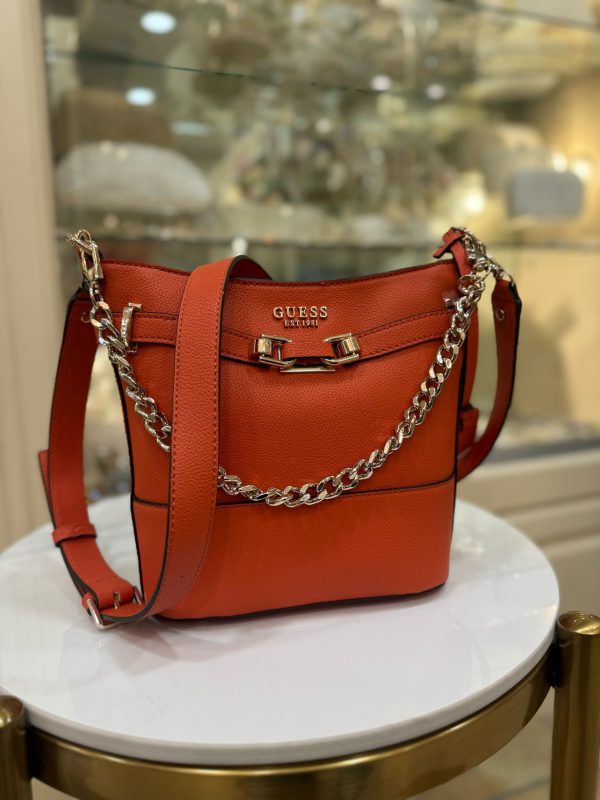 GUESS Silvye Tote Orange