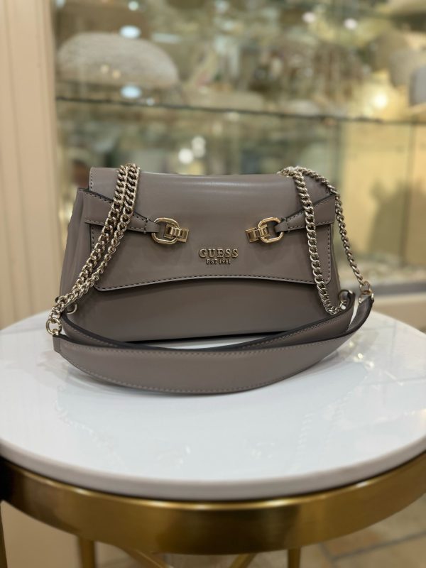 GUESS Lorelei Crossbody Bag Dark Taupe