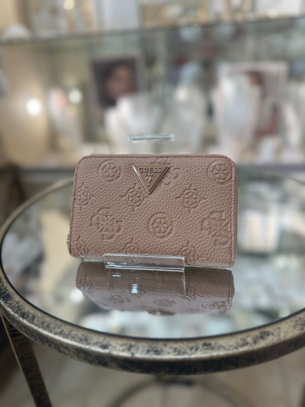 GUESS Cresidia SLG Medium Wallet Beige - Image 2
