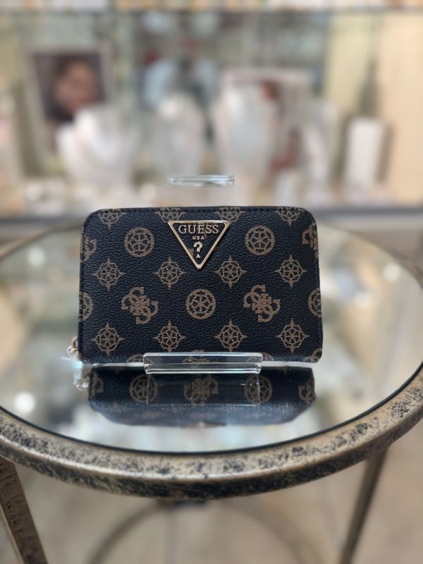 GUESS Laurel SLG Small Mocha Logo - Image 3