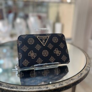 GUESS Laurel SLG Small Mocha Logo