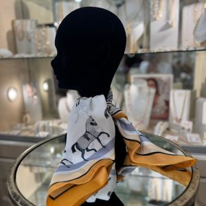 Neck Scarf White