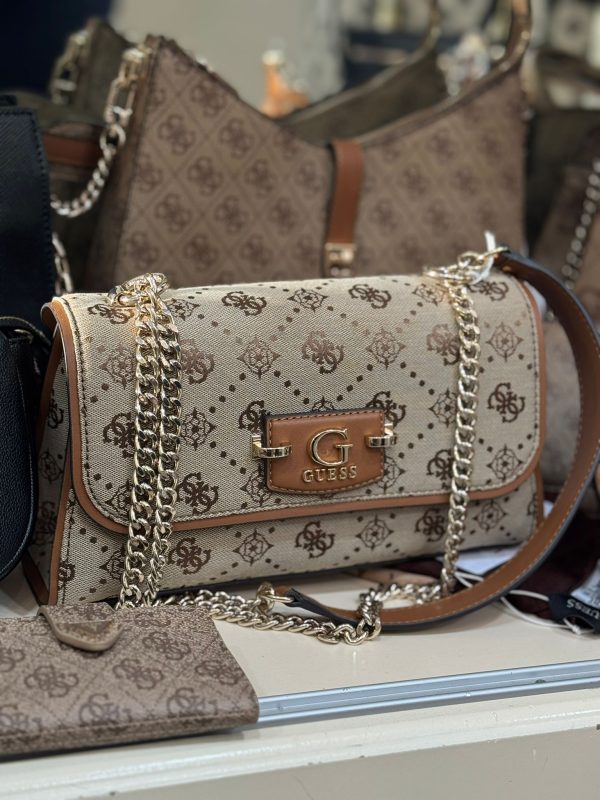 GUESS Neda Crossbody Latte Logo - Image 4