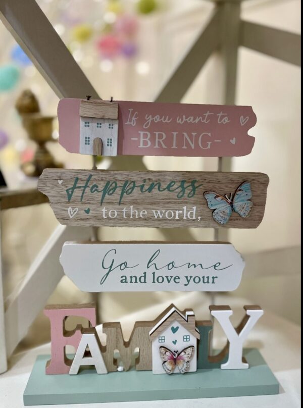 Family Love & Affection Plaque