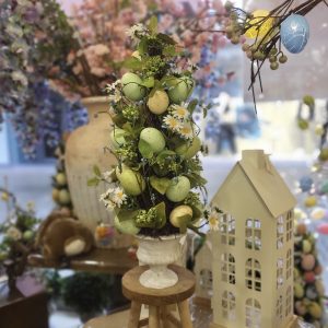 Easter Egg & Daisy Tree in Pot