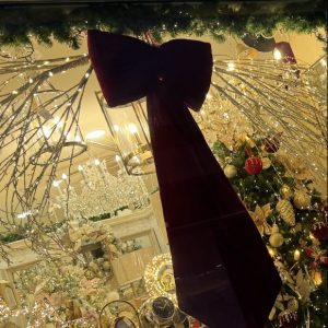 Burgundy Large Luxurious Velvet Bow