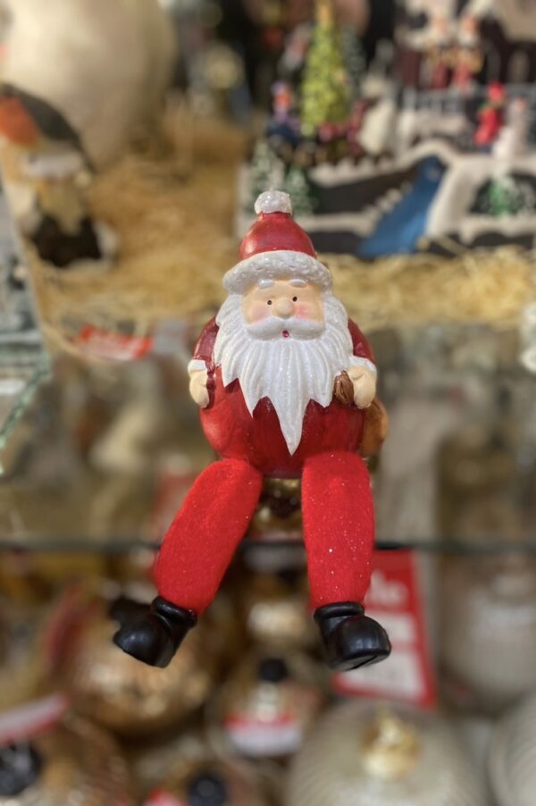 Fat Santa Sitters Holding Sack 18cm