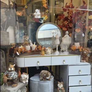 Ivory & Gold 4 Piece Dressing Table Set