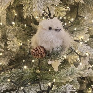 Bird with Pinecone Decoration