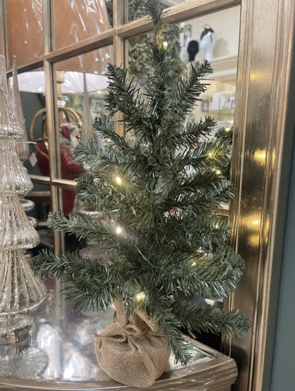 LED Indoor Imperial Mini Tree 45cm Green/Warm White - Image 2