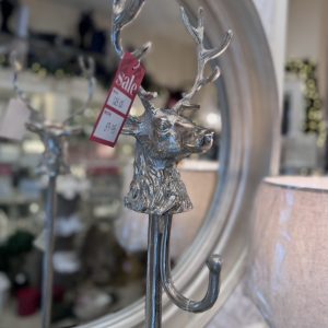 Elegant Nickel Stand 90cm Wreath Holder