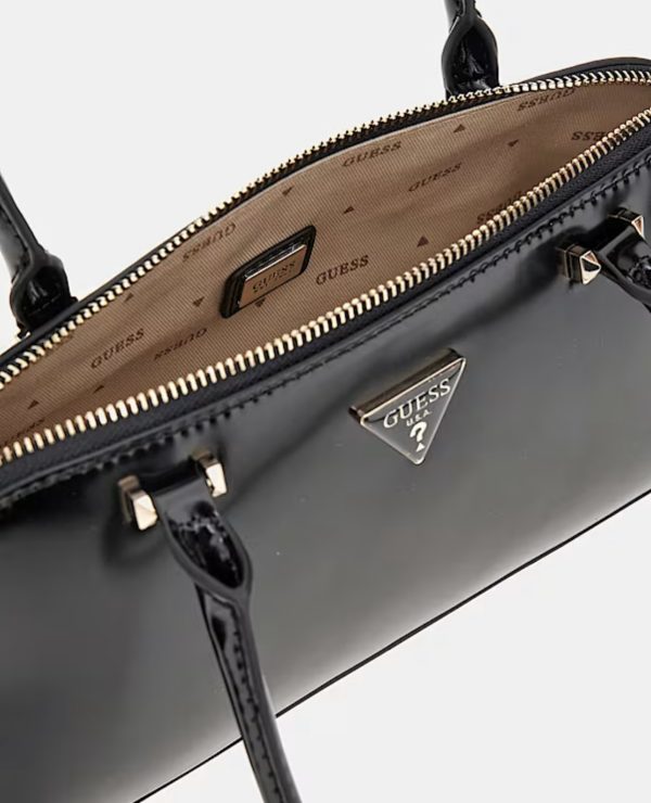 GUESS Arnela Satchel Black - Image 3