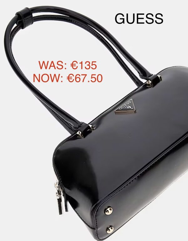 GUESS Arnela Satchel Black - Image 2