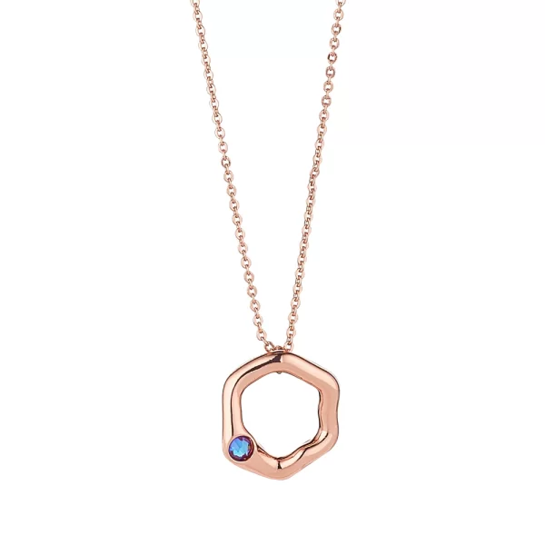 JANINE BURGUNDY DELITE NECKLACE