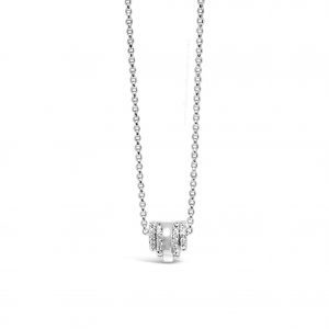 Jewel by Absolute JP225SL Circle Charms Silver Necklace
