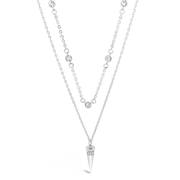 Jewel by Absolute JP255SL Silver Necklace - Image 3