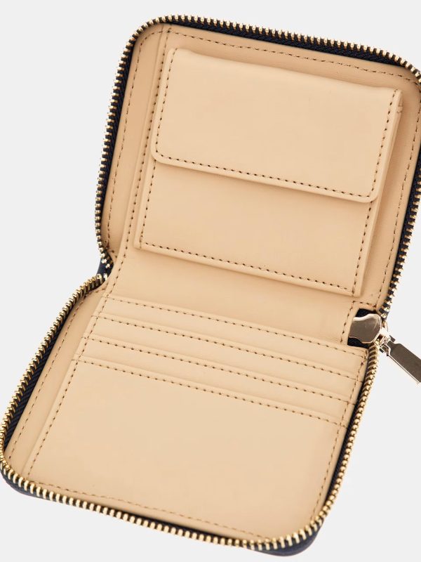 GUESS Neda Mini Wallet 4G logo Peony Navy - Image 3