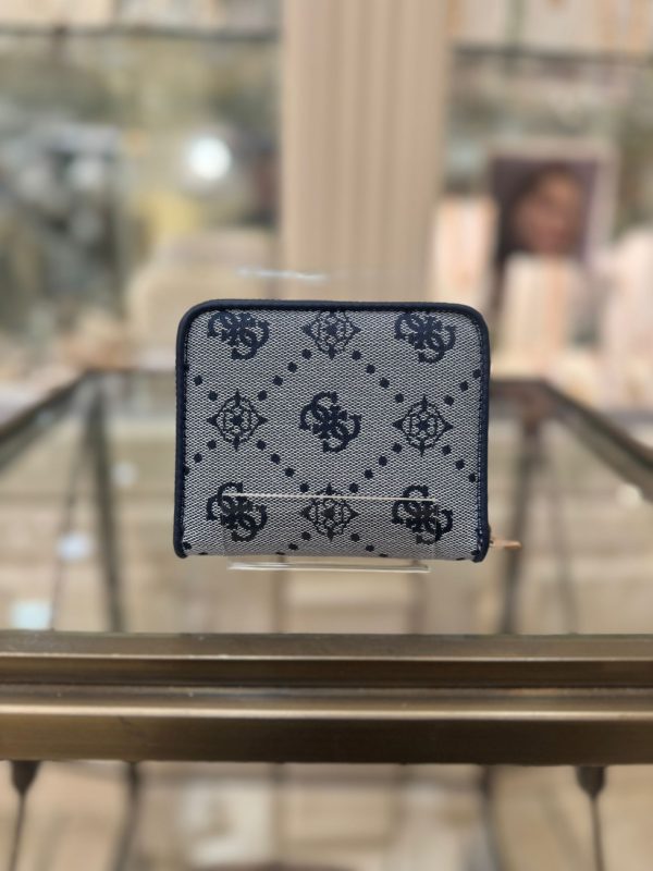 GUESS Neda Mini Wallet 4G logo Peony Navy - Image 2