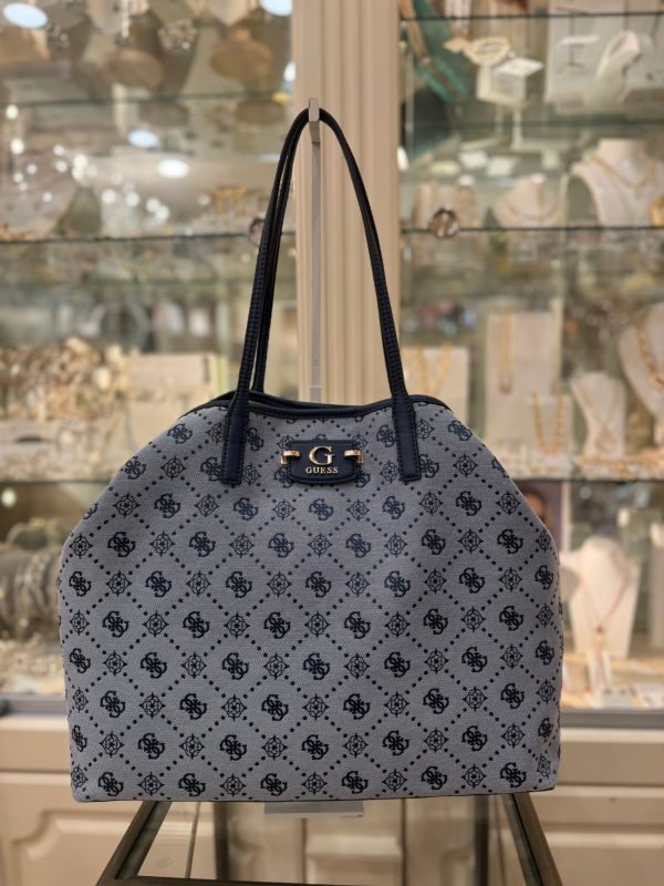 GUESS Neda Shopper Navy Logo - Image 3