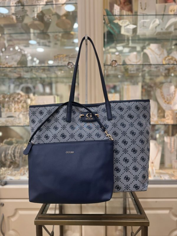 GUESS Neda Shopper Navy Logo - Image 2