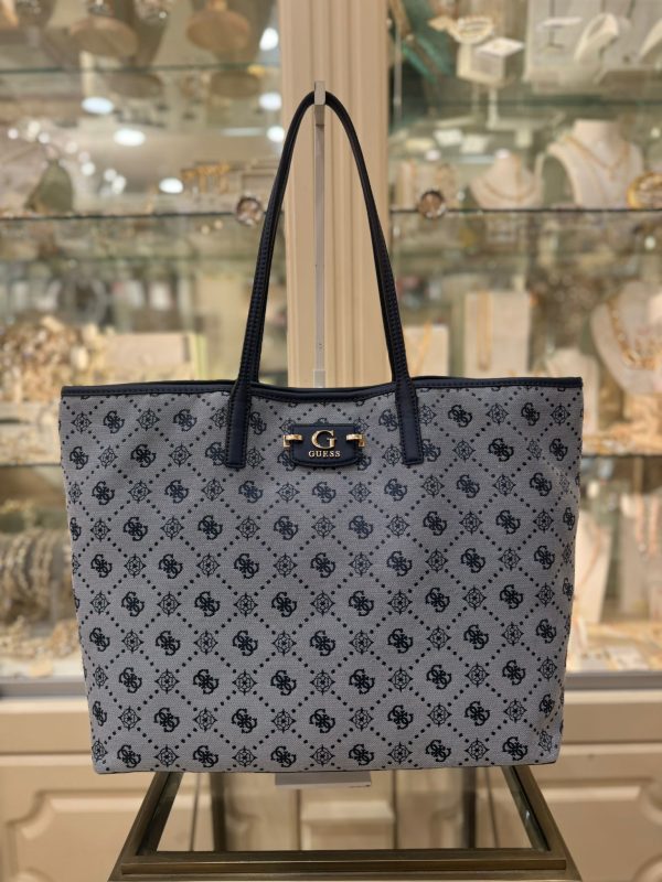 GUESS Neda Shopper Navy Logo