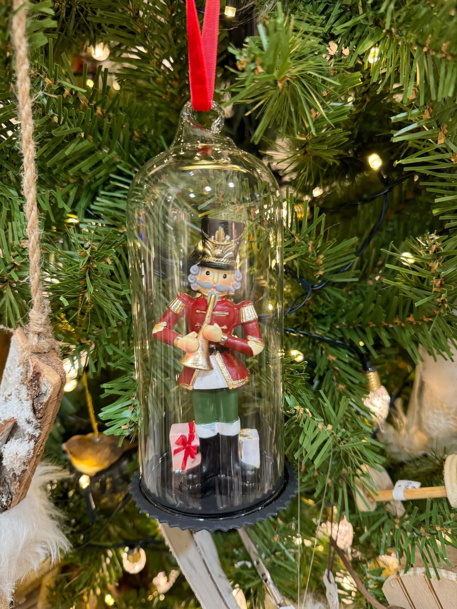 Polyresin Nutcracker in Glass Tube 15cm Allure Online Shop