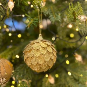 Cone Ball Bauble Gold