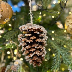 Frosted Cone Decoration